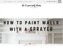 Tablet Screenshot of doityourselfdivas.com